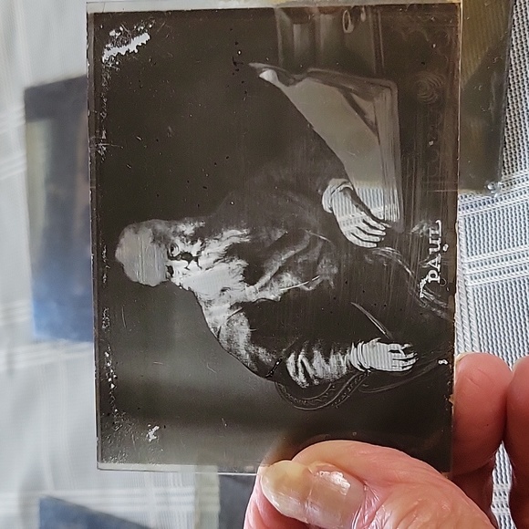 6 Vintage Photo Glass Slides Lantern Slides - Picture 5 of 7